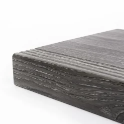 Discount Stepwood Traprenovatie set - 1 kwart draai - 16 treden SPC toplaag Antraciet incl. stootborden