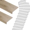 Stepwood Traprenovatie set - 1 kwart draai - 16 treden SPC toplaag Natuur Eiken