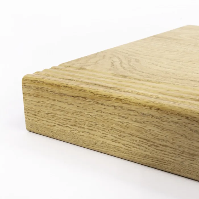 Hot Stepwood Traprenovatie set - 2 kwart draai - 12 treden SPC toplaag Licht eiken incl. stootborden