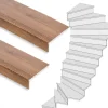 New Stepwood Traprenovatie set - 2 kwart draai - 15 treden SPC toplaag Bruin eiken