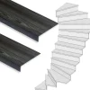 Best Stepwood Traprenovatie set - 2 kwart draai - 13 treden SPC toplaag Antraciet