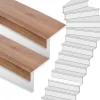 Online Stepwood Traprenovatie set - 1 kwart draai - 12 treden SPC toplaag Bruin eiken incl. witte stootborden
