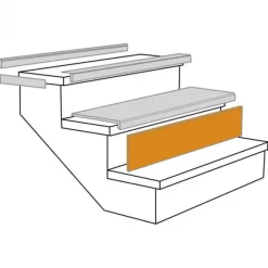 Sale CanDo Stootbord (3 stuks) - Laminaat - Burgos Eiken Bruin - 130 x 20 cm