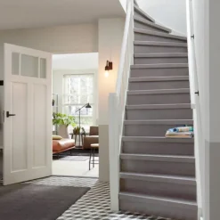 Best Stepwood Stootbord - Vinyl toplaag - Betonlook Grijs - 138 x 17 cm