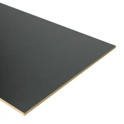 Best Bo Lundgren Stootbord dubbel - Laminaat - Zwart - 136 x 40 cm