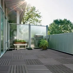 Sale Elephant Terrastegel composiet 50 x 50 cm antraciet FSC (24 mm) massief