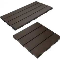 New C-Wood Terrastegel composiet co-extrusie Walnut click