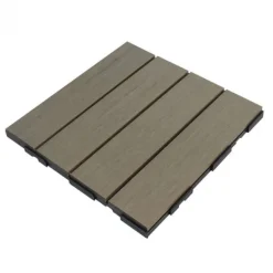 Discount C-Wood Terrastegel composiet co-extrusie Beach click 30 x 30 cm