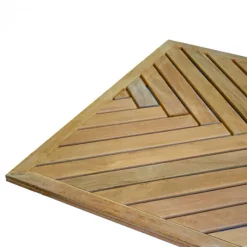 Sale Smaragd Terrastegel hardhout Bankirai - Visgraat - 100 x 100 cm (24 mm) vlak geschaafd