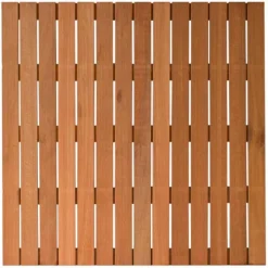 Best Smaragd Terrastegel hardhout Bankirai 100 x 100 cm (24 mm) ribbel
