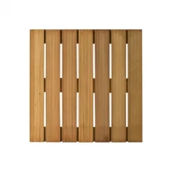 Sale Smaragd Terrastegel hardhout Bankirai 50 x 50 cm (24 mm) ribbel