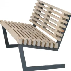 Hot Plus Danmark Tuinbank Siesta - Dennenhout grijs gebeitst - 138 cm breed