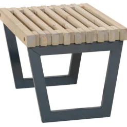 Clearance Plus Danmark Tuinbank/tafel Siesta - Dennenhout grijs gebeitst - 80 cm breed