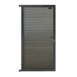 Clearance Elephant Tuindeur aluminium Dark Line Rhombus antraciet (90 x 180 cm) incl. beslag