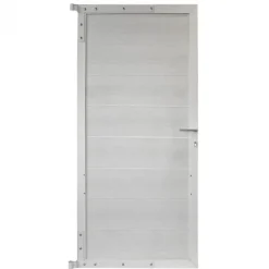 C-Wood Tuindeur aluminium wit frame Modular - composiet wit (90 x 180 cm)