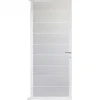 C-Wood Tuindeur aluminium wit frame Modular - composiet wit (90 x 200 cm)