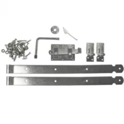 Elephant Tuindeur beslagset met klinkstel verzinkt staal tbv houten tuindeuren