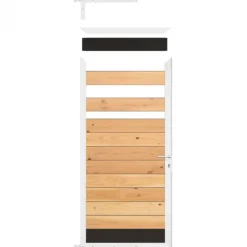 Best C-Wood Tuindeur frame aluminium Modular - wit (90 x 180 cm) inclusief beslag