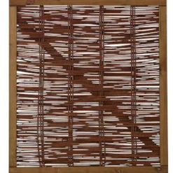 Discount Plus Danmark Tuindeur gevlochten wilgen - Pil Standard (90 x 100 cm)