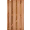 Outlet Elephant Tuindeur hardhout kempas Timber recht rvs (90 x 180 cm) v-groef schermdikte 4,1 cm