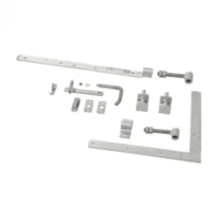 Hot Plus Danmark Tuindeur vuren - Sendai recht zwart (100 x 180 cm) inclusief beslag