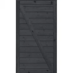 Online Plus Danmark Tuindeur vuren Plus Klink recht zwart (100 x 163 cm)