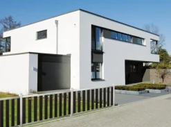 Best C-Wood Tuinhek antraciet composiet Design met blank aluminium frame (180 x 100 cm)