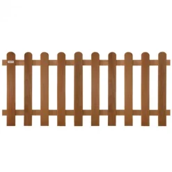 Elephant Tuinhek hardhout bankirai Classic recht 10L (180 x 60 cm) ribbel