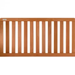 Clearance Elephant Tuinhek hardhout bankirai Luxe recht 13L rvs (180 x 70 cm)