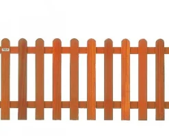 Hot Elephant Tuinhek hardhout kempas Classic recht 10L rvs (180 x 80 cm) ribbel