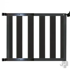 Sale Elephant Tuinhek poort composiet Design antraciet met antraciet alu frame incl. beslag (100 x 80 cm)