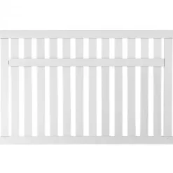 New Plus Danmark Tuinhek vuren - Country recht wit (149 x 96 cm)