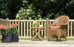 Sale Plus Danmark Tuinhek vuren - Ligno recht groen geimpregneerd (150 x 73cm)