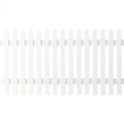 Discount Plus Danmark Tuinhek vuren - Skagen Lux recht wit (150 x 80 cm)