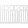 Hot Plus Danmark Tuinhek vuren - Vinesse rechte tuinhekken wit (150 x 96 cm)