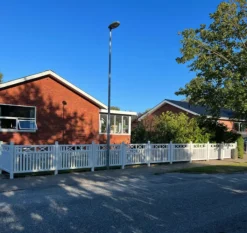 Hot Plus Danmark Tuinhek vuren - Vinesse rechte tuinhekken wit (150 x 96 cm)