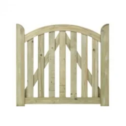 Discount Plus Danmark Tuinhekpoort vuren - Ligno toog groen geimpregneerd (100 x 88/85 cm)