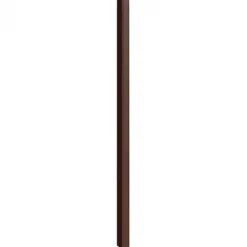 New Elephant Tuinpaal donkerbruin aluminium met houten kern (6,8 x 6,8 cm)