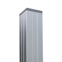 New Elephant Tuinpaal Modular/Mix & Match blank aluminium 6,8 x 6,8 cm tbv schutting 180 cm