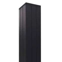 Discount C-Wood Tuinpaal zelfbouw Modular/Mix & Match zwart aluminium 6,8 x 6,8 cm tbv schutting 200 cm