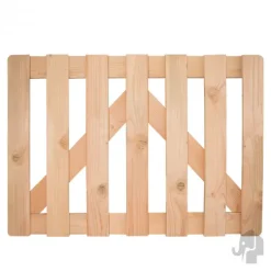 Hot Elephant Tuinpoort Douglas Luxe recht 13L rvs (100 x 70 cm) geschaafd