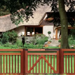 Discount Elephant Tuinpoort hardhout Bankirai industrieel glad (100 x 80 cm)