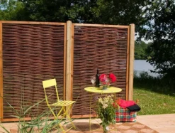 Discount Plus Danmark Tuinscherm gevlochten wilgen - Pil Standard (120 x 180 cm)