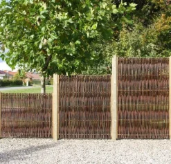 Plus Danmark Tuinscherm gevlochten wilgen - Pil Luksus (120 x 100 cm)