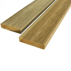 Online Plus Danmark Tuintrap hout lui - 3 treden - inclusief treden - 118 x 42 x 180 cm