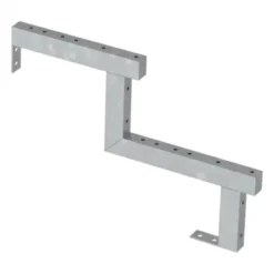 Hot Plus Danmark Tuintrap staal - 2 treden - inclusief treden 180 cm