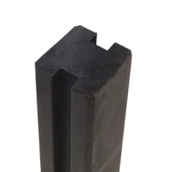 Discount Plus Danmark Tussenpaal rabatsysteem vuren - 9 x 9 cm zwart geschaafd