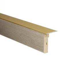 Clearance Bo Lundgren Uitloopprofiel Goud - Örebro Grijs Eik - 121 x 6,3 cm