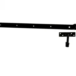 Hot HomingXL Verstelbare poortbeslag - Verzinkt zwart gepoedercoat - 67 cm