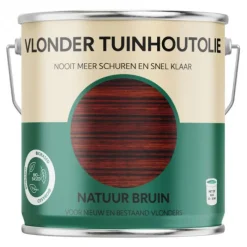 Best Hermadix Vlonder olie biobased - Natuur bruin 2,5 liter